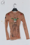 Walter Van Beirendonck Mateusz Sarzynski long-sleeved tattoo top AW22-23 8051 light skin color